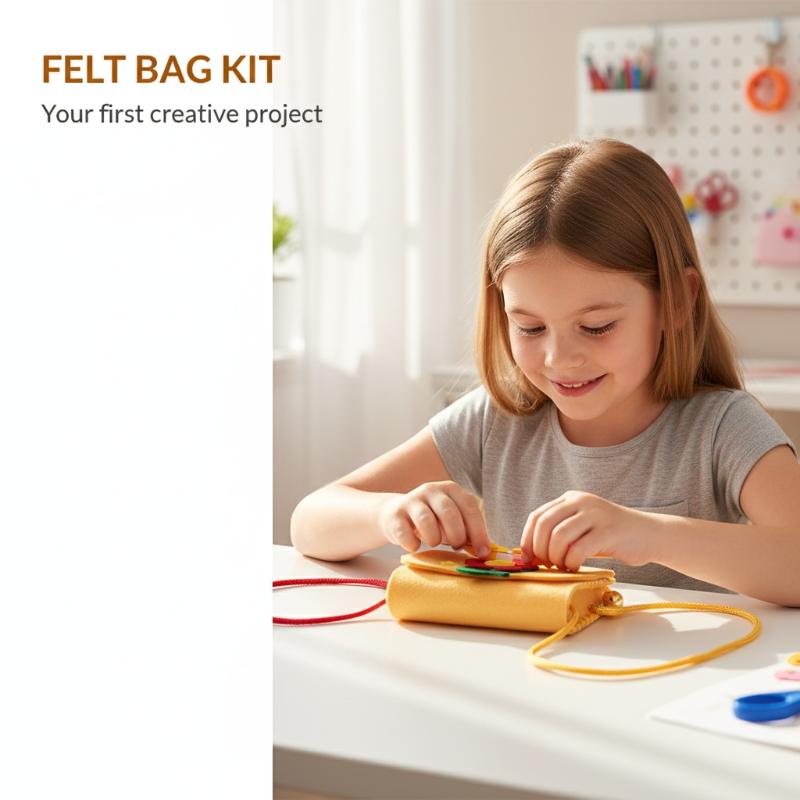 Felt Bag Making Kit for Childr - огляд і ціна Art Craft Kindergarten