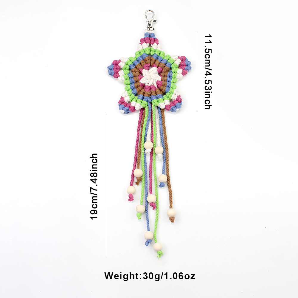 Boho Pentagram Tassel Pendant  - огляд і ціна Art Craft Material
