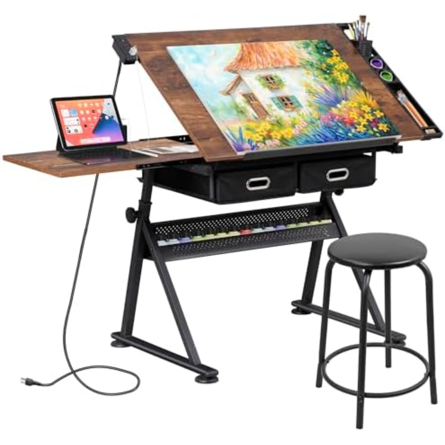 Adjustable Drafting Table with - огляд і ціна Art Crafting