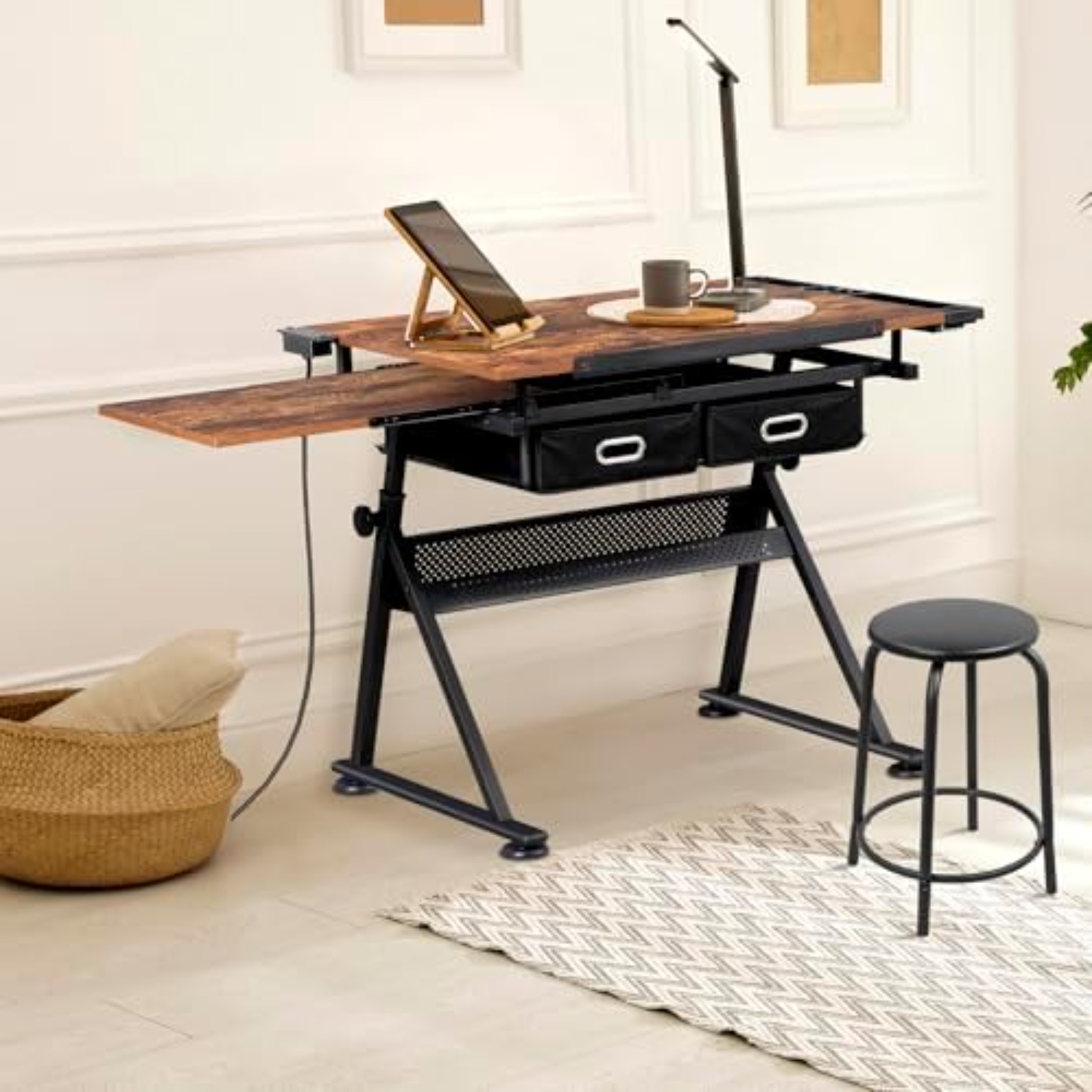 Adjustable Drafting Table with - огляд і ціна Art Crafting