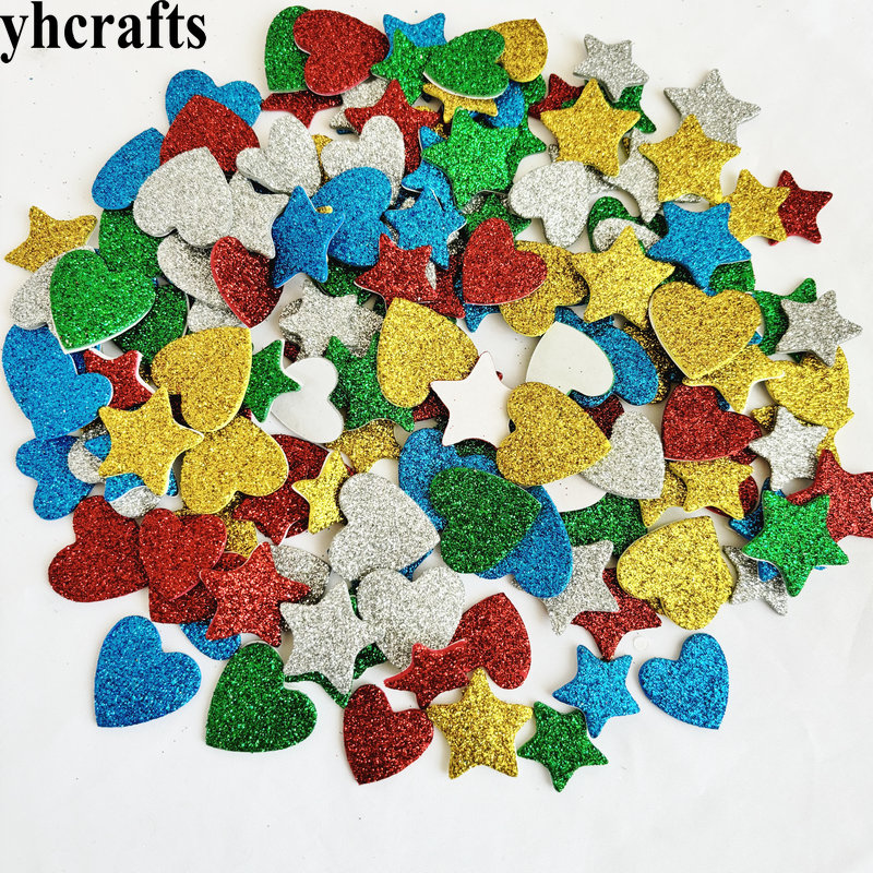 150PCS/LOT.Glitter star and he - огляд і ціна Art Craft Kindergarten