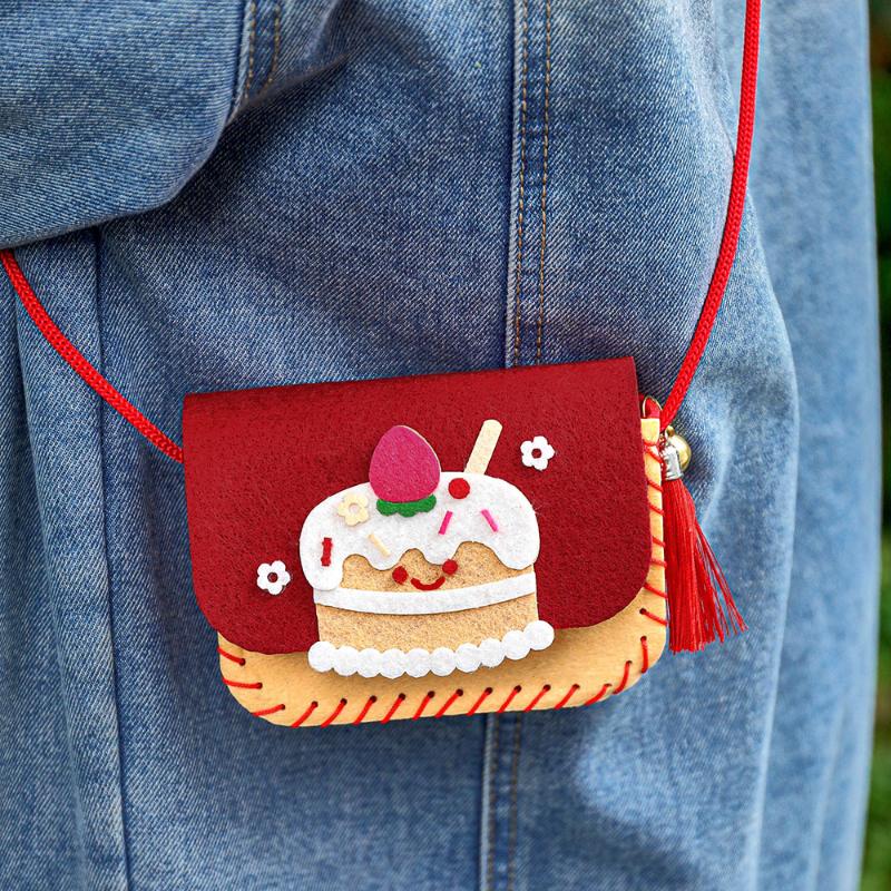 Cute Felt Felt Bag Making Kit  - огляд і ціна Art Craft Kindergarten