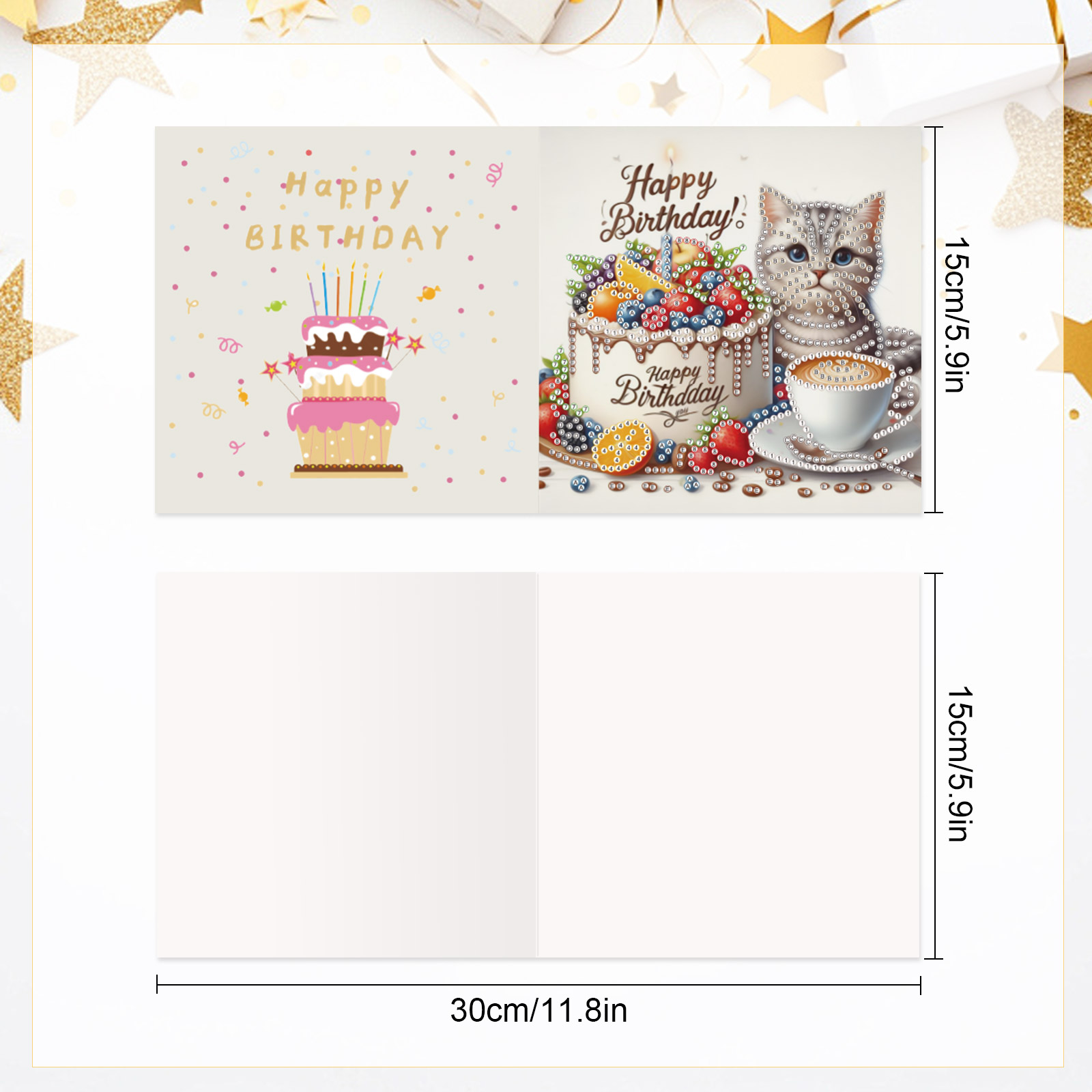 6 Pcs Diamond Art Painting Gre - огляд і ціна Art Craft Cat