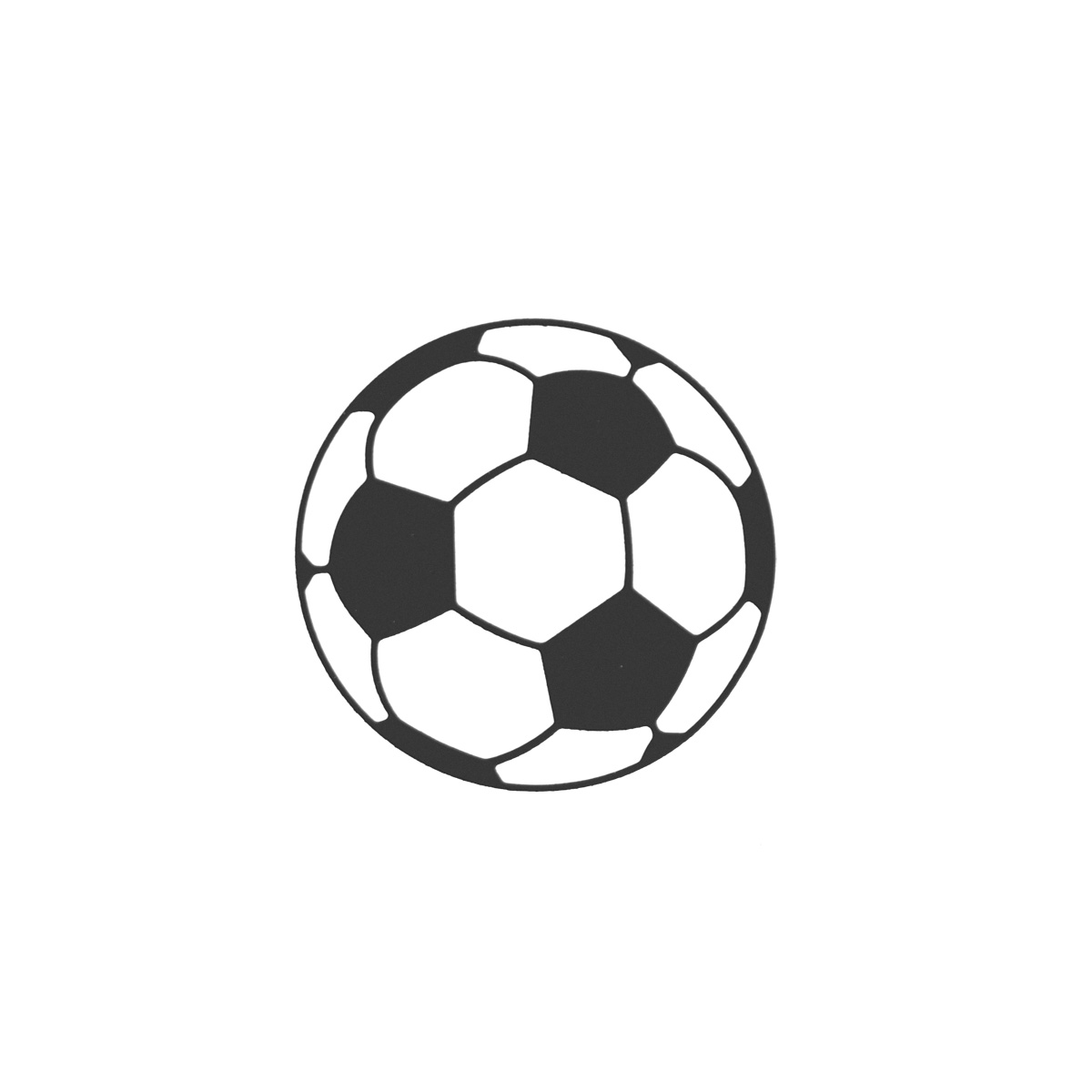 Ball Football Pattern Cutting  - огляд і ціна Art And Craft Photos