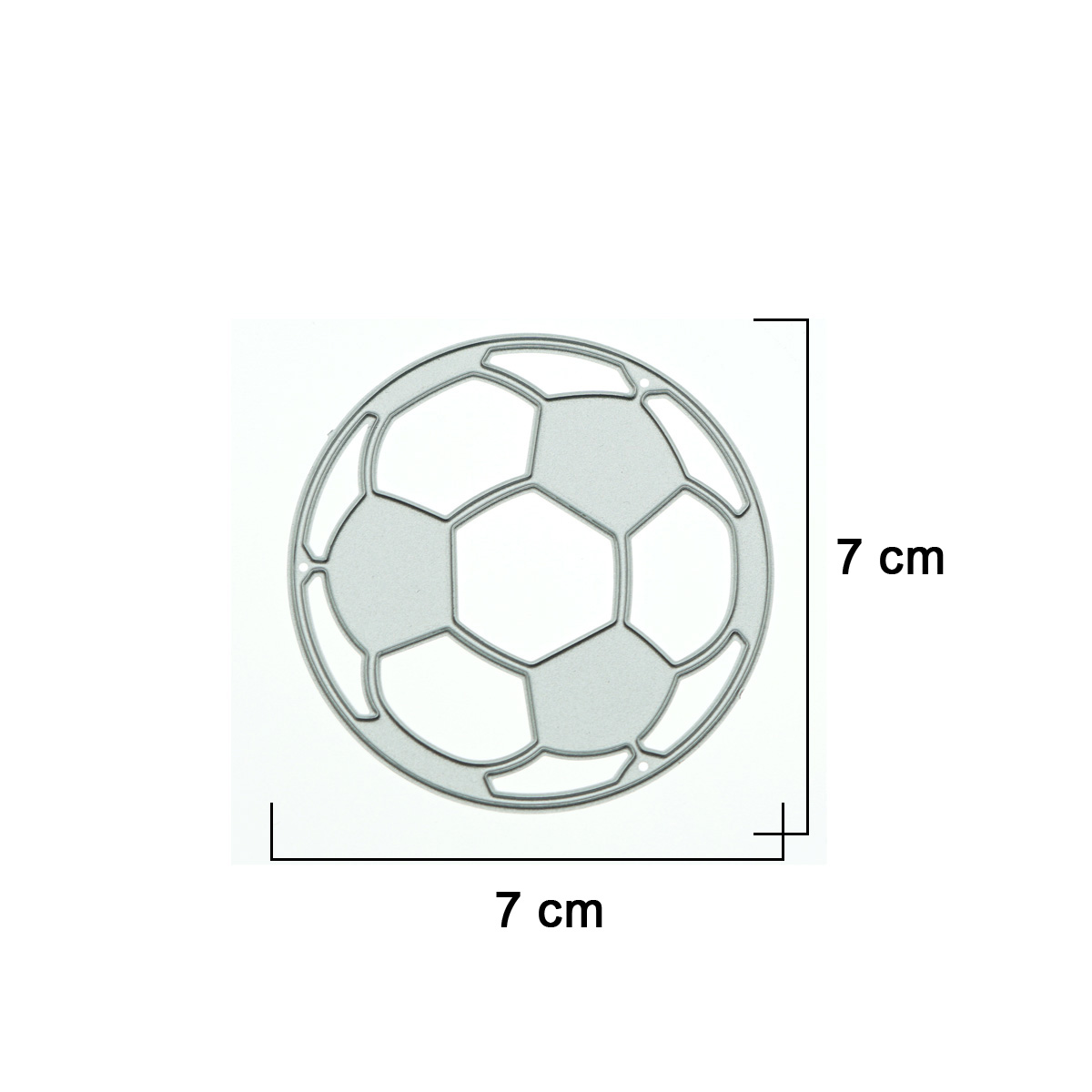 Ball Football Pattern Cutting  - огляд і ціна Art And Craft Photos