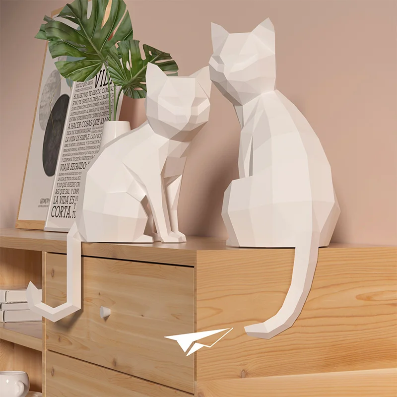 1 Pair Lovers Cat Animal Decor - огляд і ціна Art Craft Cat
