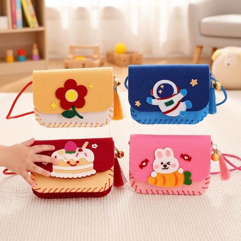 Children Felt Bag Making Kit D - огляд і ціна Art Craft Kindergarten