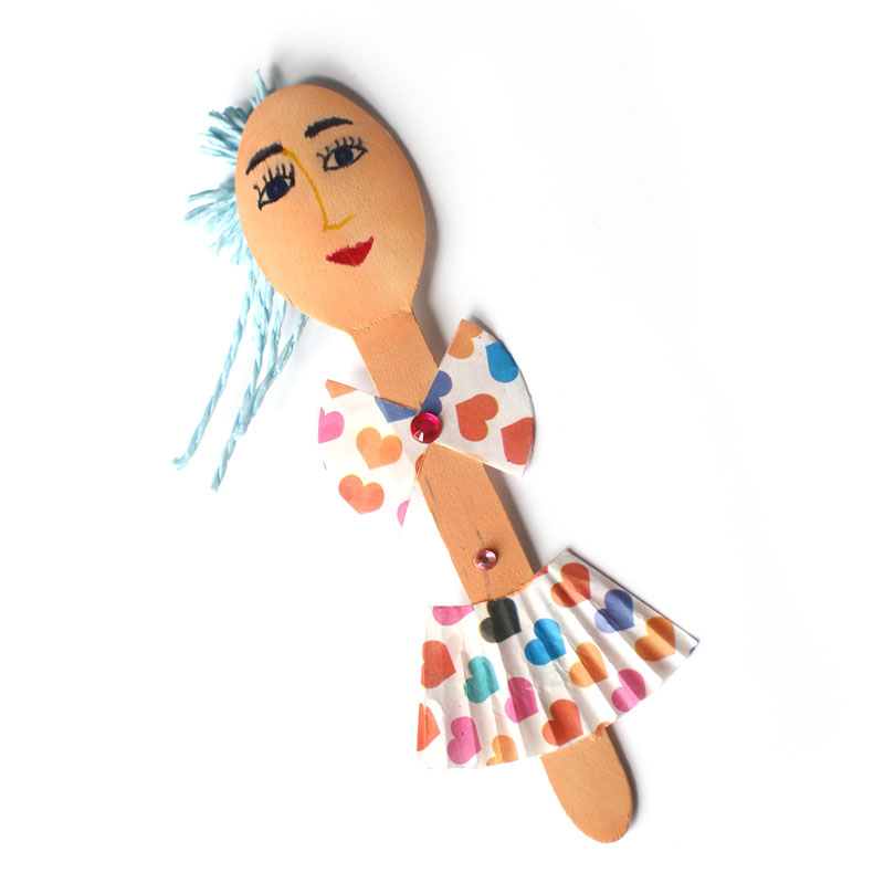 20PCS/LOT.Wood spoon arts and  - огляд і ціна Art Craft Kindergarten