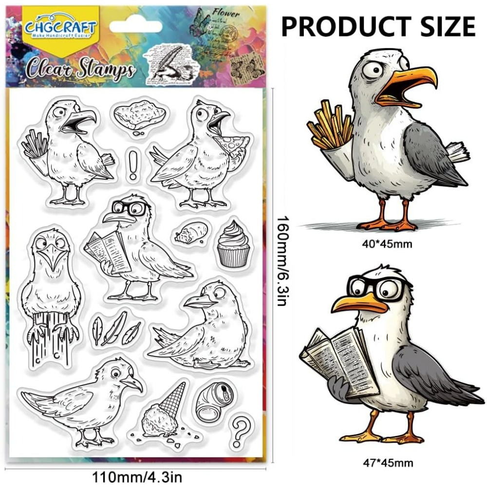 Seagulls Clear Stamps Bird Tra - огляд і ціна Artwork Craft