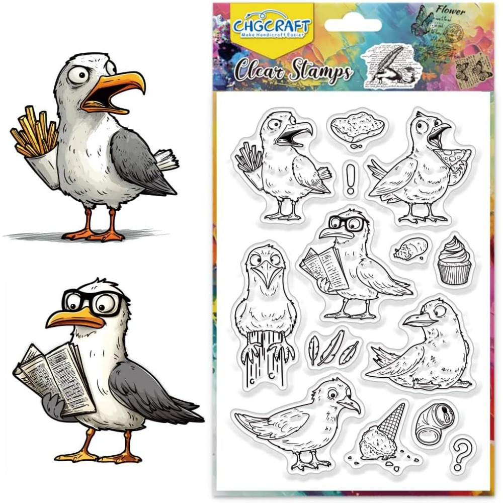 Seagulls Clear Stamps Bird Tra - огляд і ціна Artwork Craft