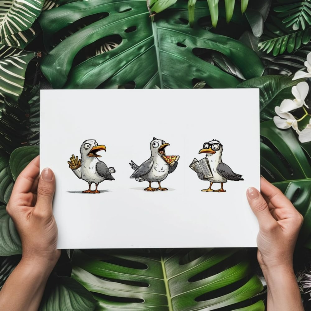 Seagulls Clear Stamps Bird Tra - огляд і ціна Artwork Craft