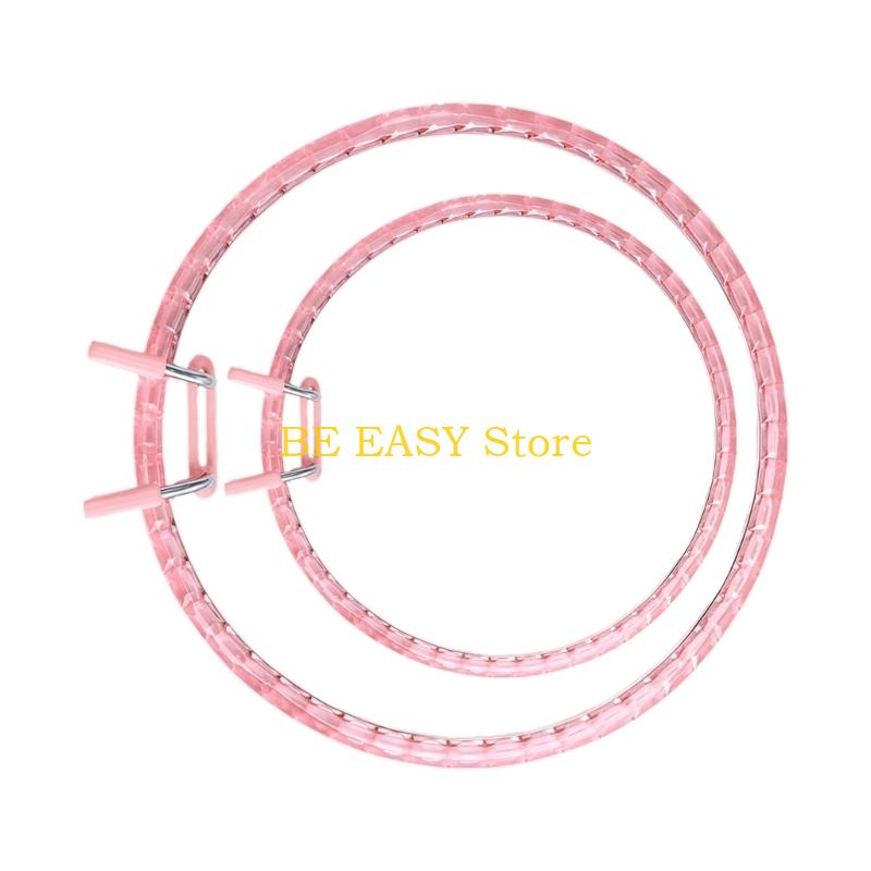 E28F 2 Pack Acrylic Craft Hoop - огляд і ціна Art Craft Description