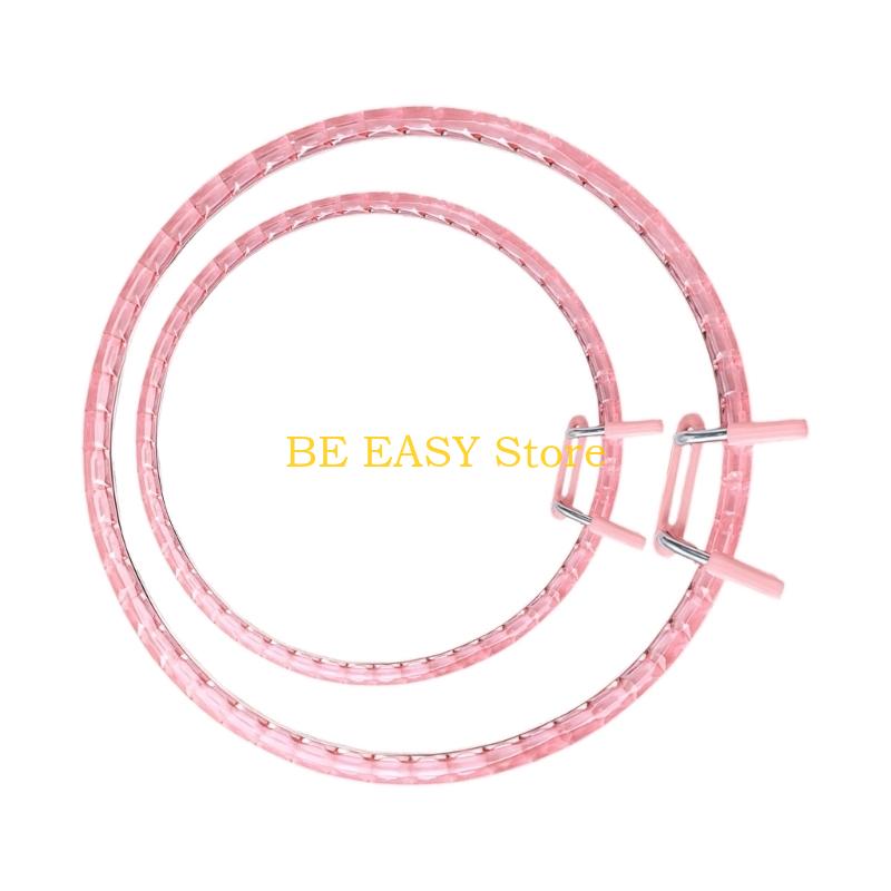 E28F 2 Pack Acrylic Craft Hoop - огляд і ціна Art Craft Description