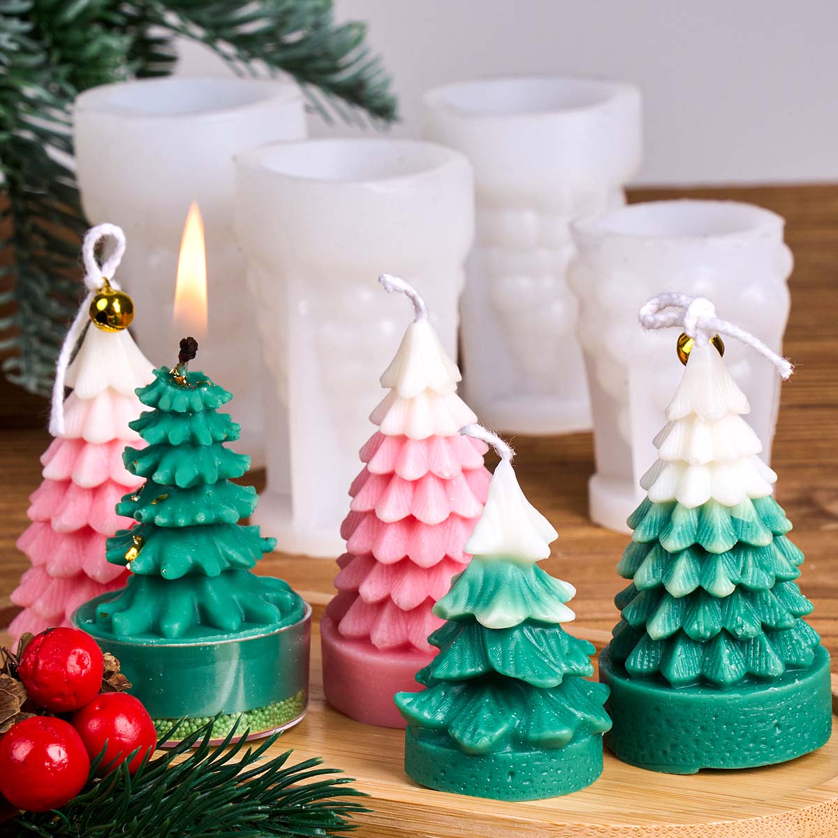 3D Christmas Tree Silicone Can - огляд і ціна Art And Craft Xmas Tree