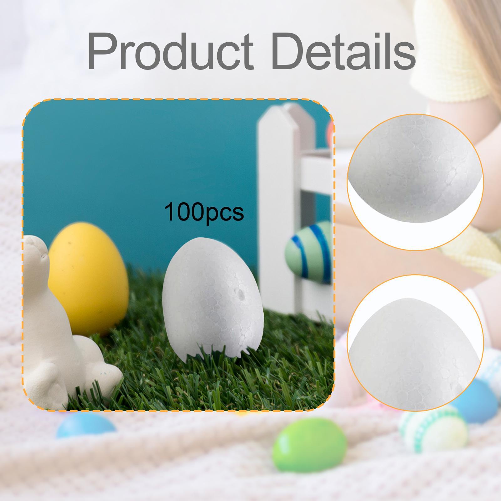 Foam Easter Eggs White Craft D - огляд і ціна Art Craft Kindergarten
