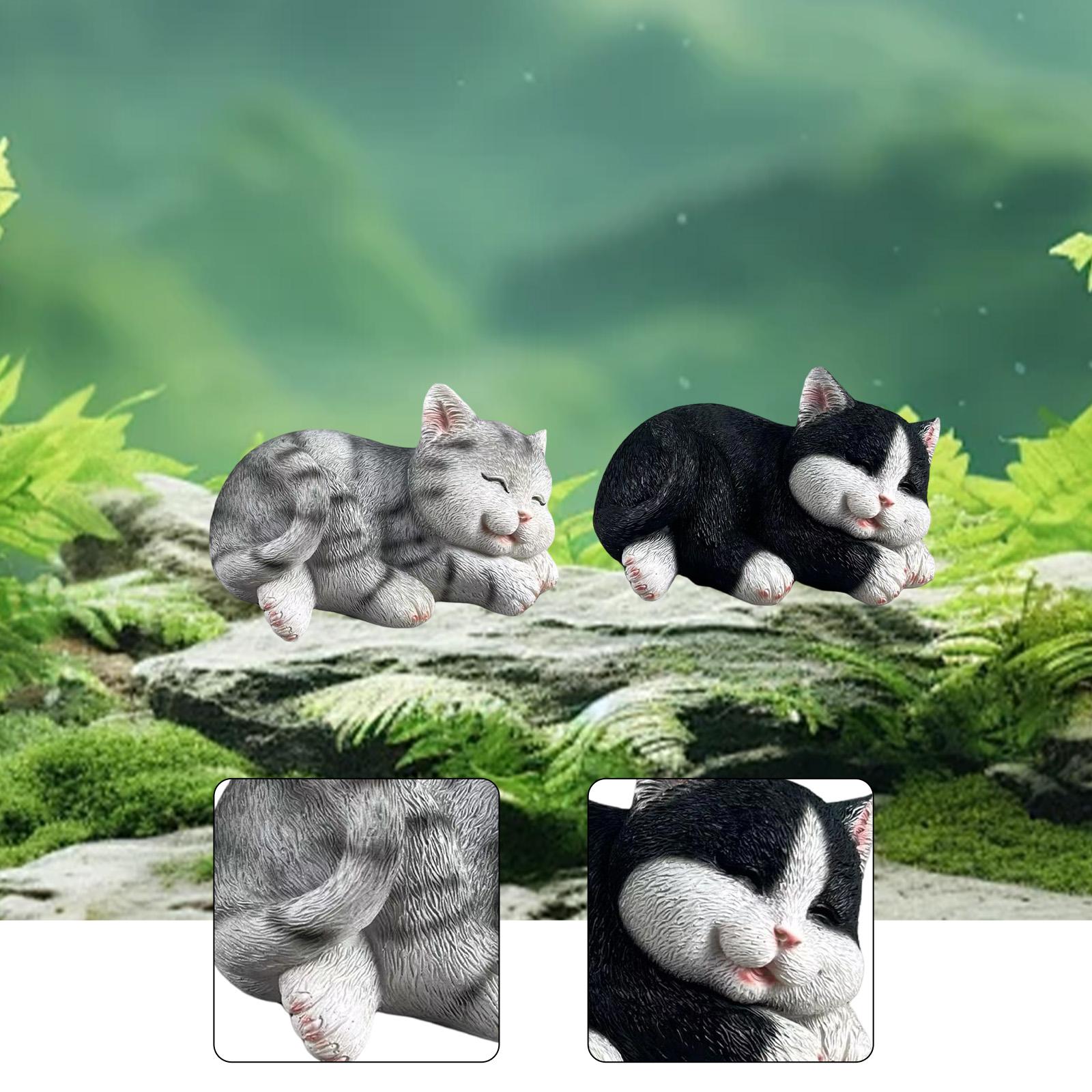 Cat Figurine Garden Statue Cre - огляд і ціна Art Craft Cat