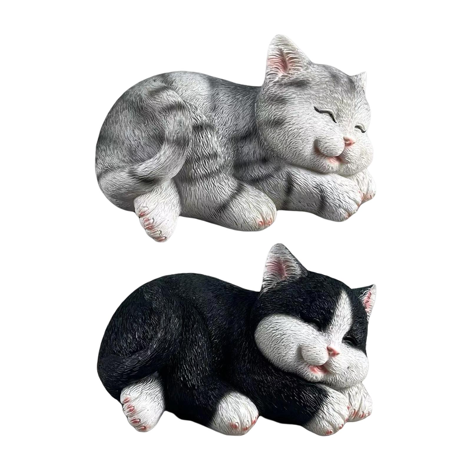 Cat Figurine Garden Statue Cre - огляд і ціна Art Craft Cat