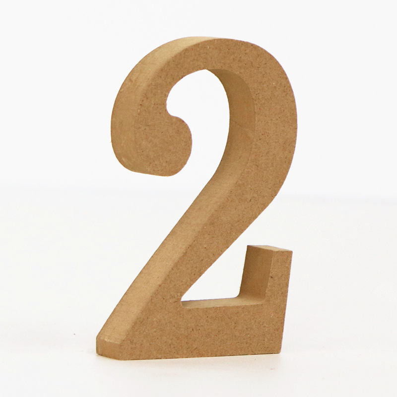 1pc 10cm Wood Color Numbers 0- - огляд і ціна Art Craft Number