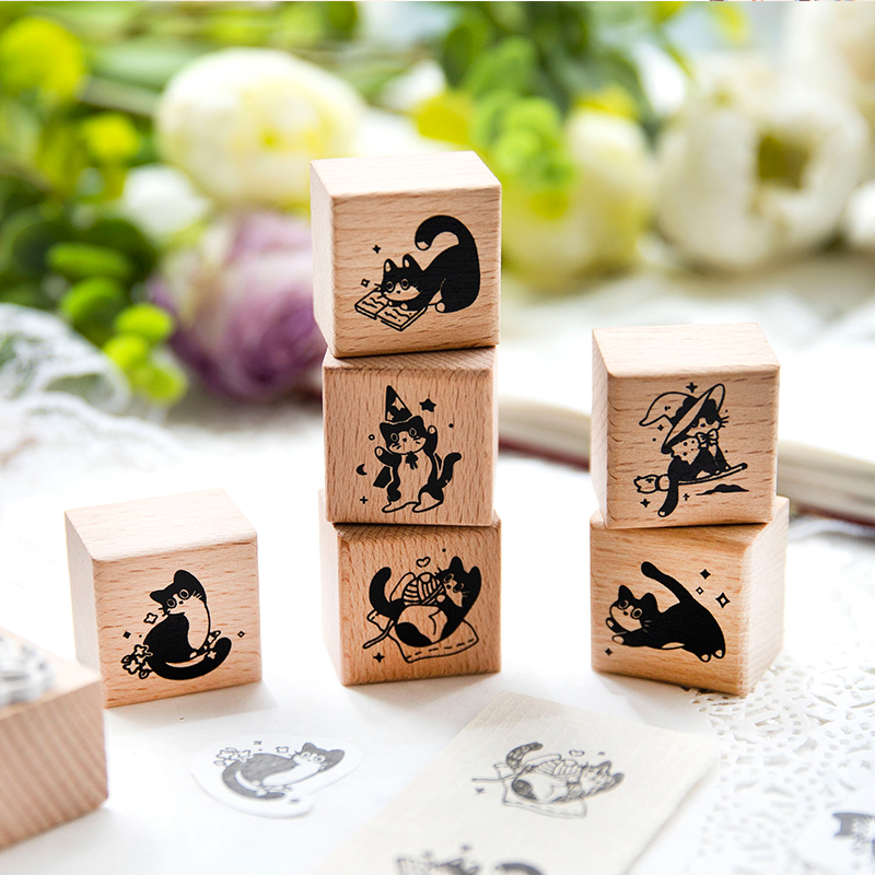 Yoofun Cute Little Black Cat D - огляд і ціна Rubber Stamp Blank