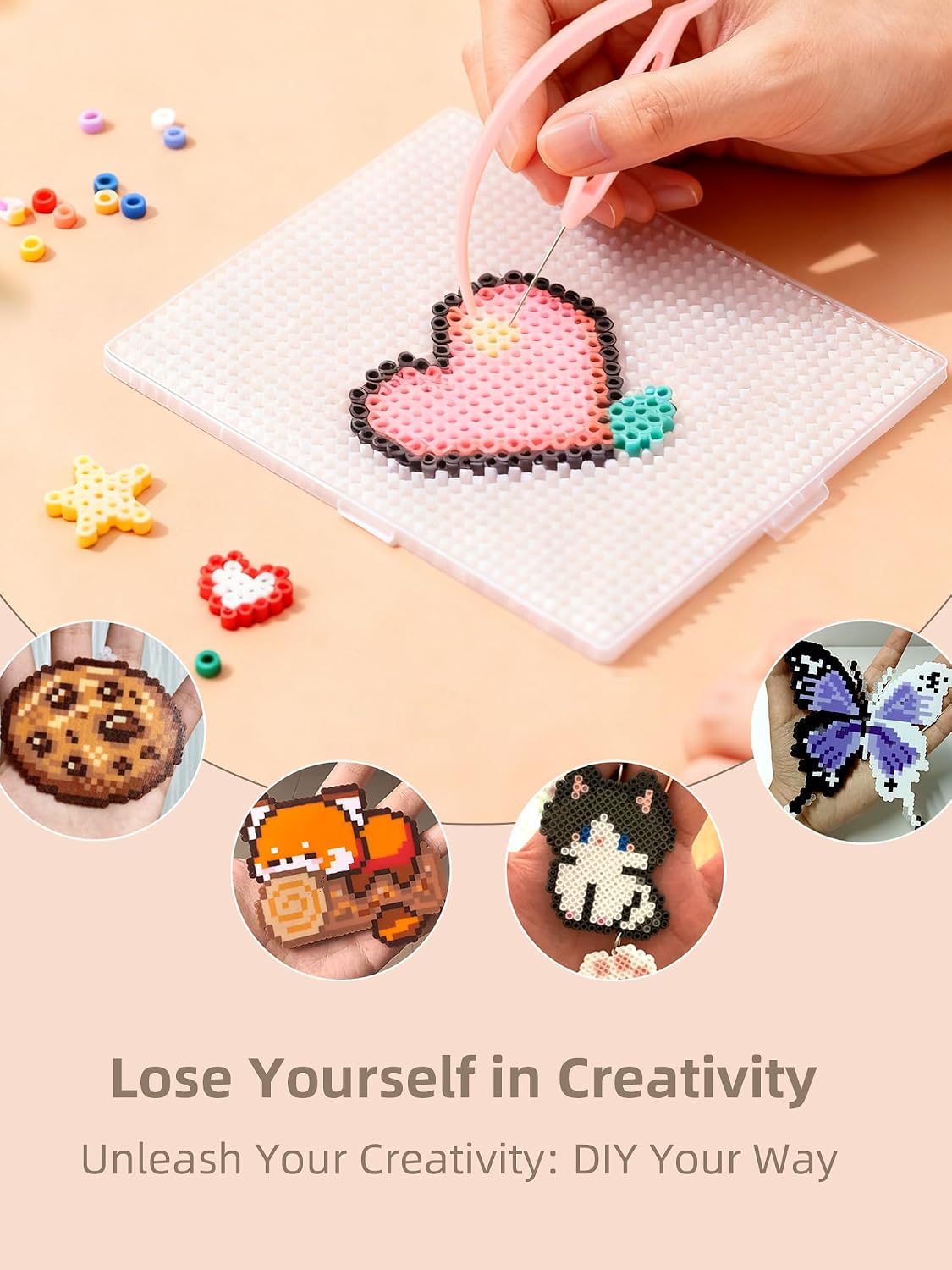 Fuse Beads Kit-Easy DIY-96 Col - огляд і ціна Art Crafting