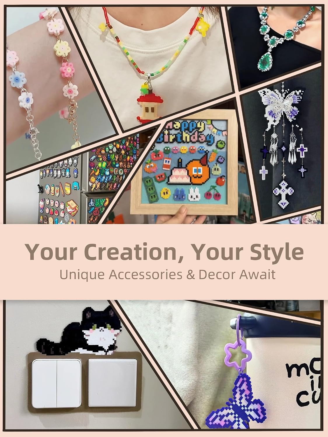 Fuse Beads Kit-Easy DIY-96 Col - огляд і ціна Art Crafting
